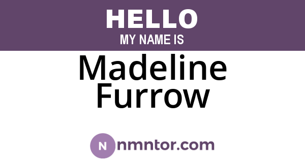 Madeline Furrow