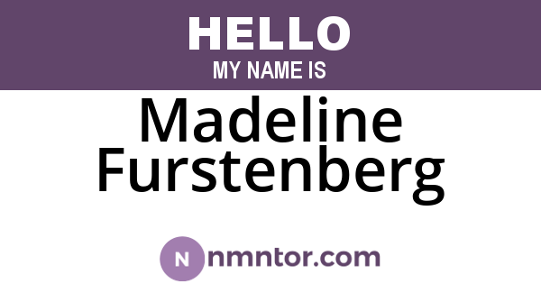 Madeline Furstenberg