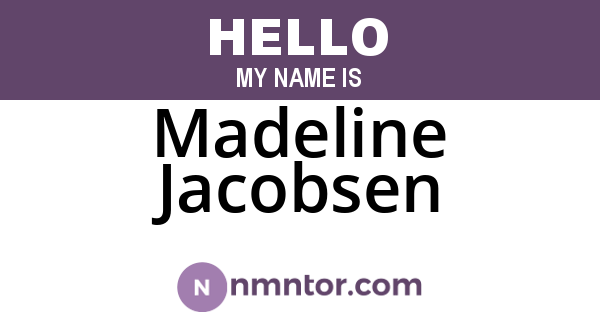 Madeline Jacobsen