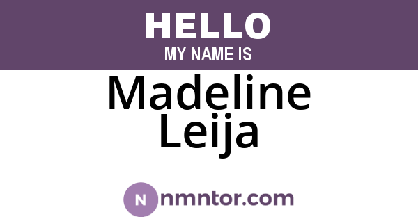 Madeline Leija