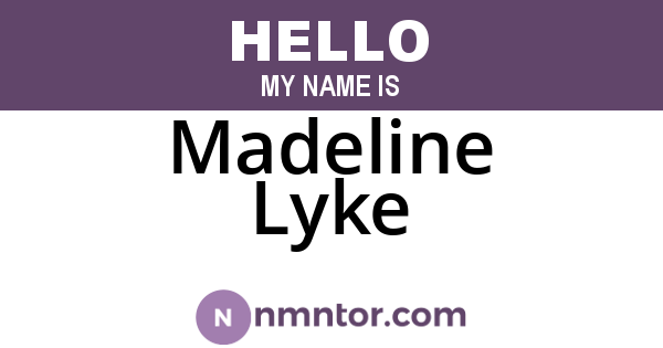 Madeline Lyke
