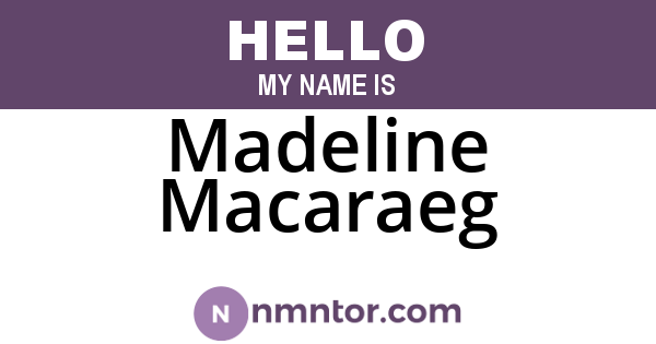 Madeline Macaraeg
