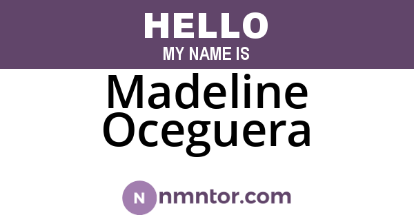 Madeline Oceguera