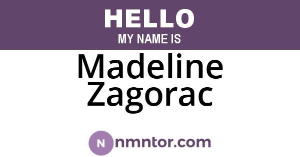 Madeline Zagorac