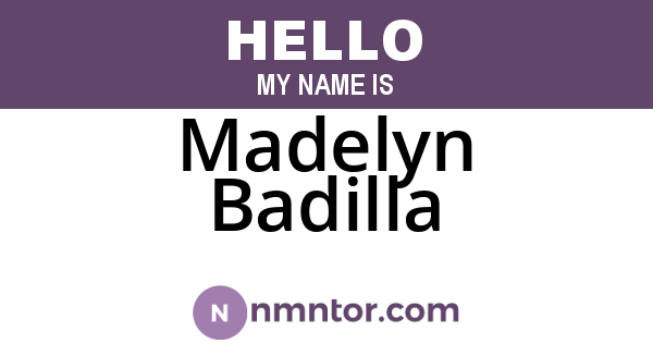 Madelyn Badilla