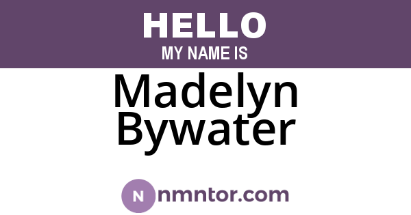Madelyn Bywater