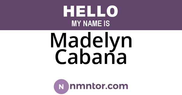 Madelyn Cabana