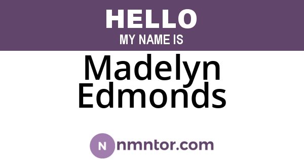 Madelyn Edmonds
