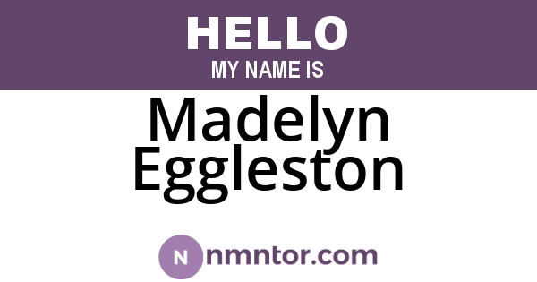 Madelyn Eggleston