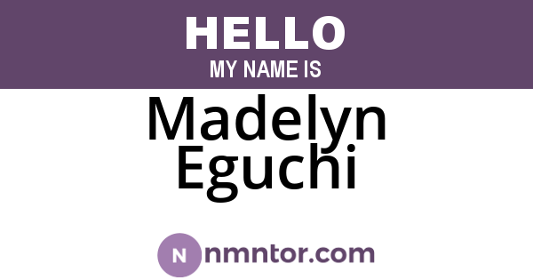 Madelyn Eguchi