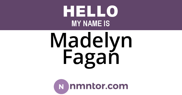 Madelyn Fagan