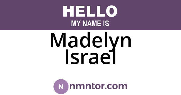 Madelyn Israel