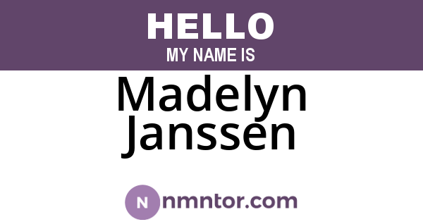 Madelyn Janssen