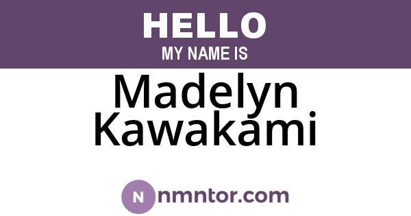 Madelyn Kawakami