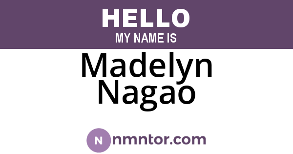 Madelyn Nagao