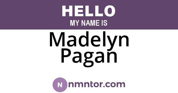 Madelyn Pagan