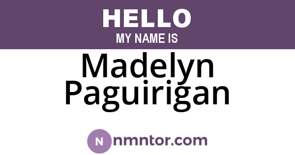 Madelyn Paguirigan