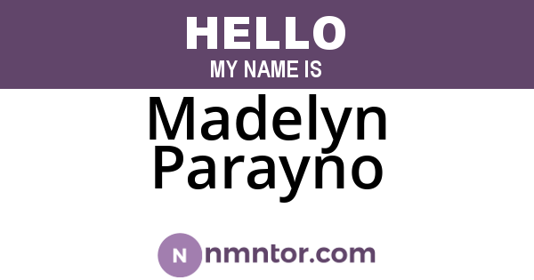 Madelyn Parayno
