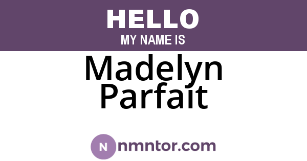 Madelyn Parfait