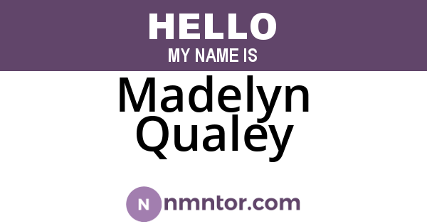 Madelyn Qualey