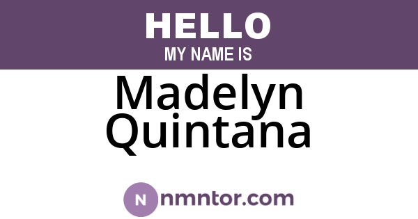 Madelyn Quintana