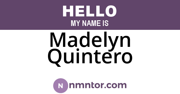 Madelyn Quintero