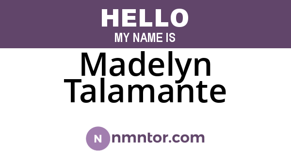 Madelyn Talamante