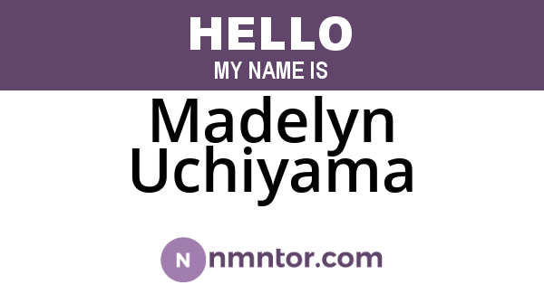 Madelyn Uchiyama