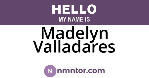 Madelyn Valladares
