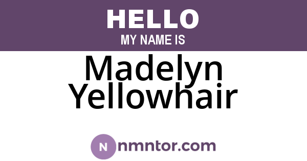 Madelyn Yellowhair