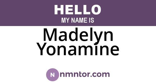 Madelyn Yonamine