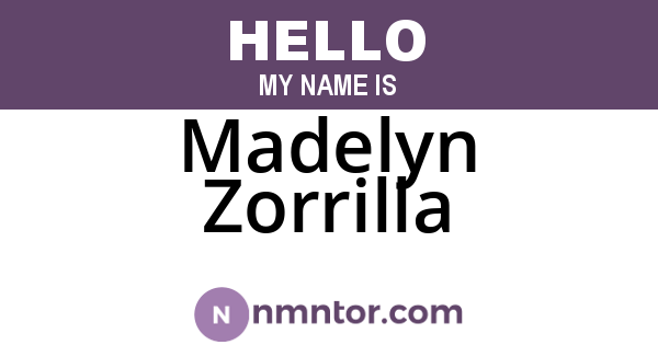 Madelyn Zorrilla