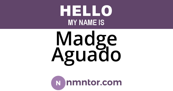 Madge Aguado