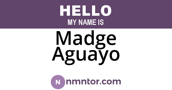 Madge Aguayo