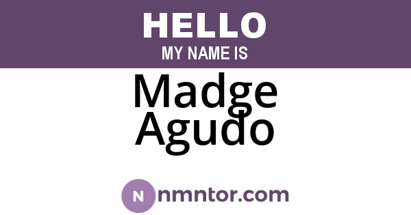 Madge Agudo