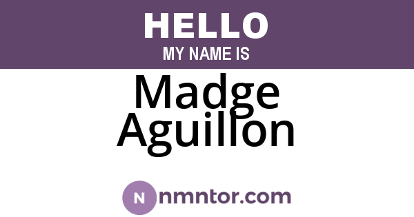 Madge Aguillon