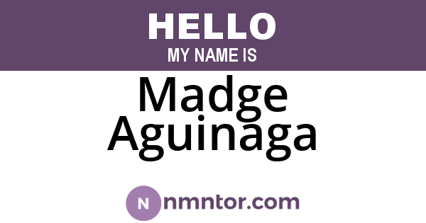Madge Aguinaga