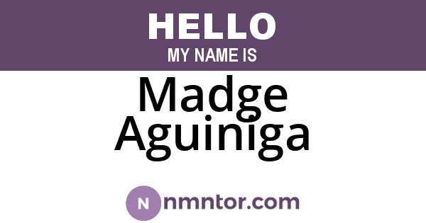 Madge Aguiniga