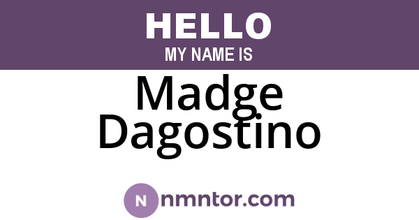 Madge Dagostino