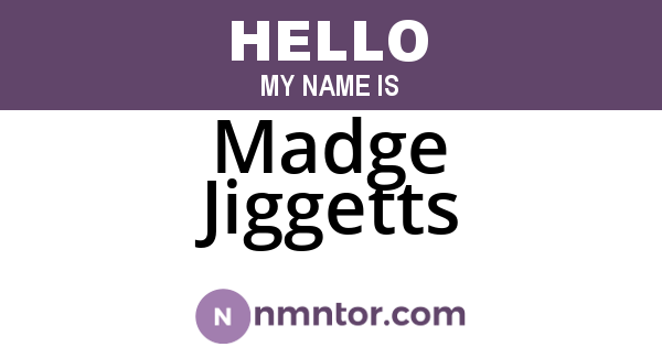 Madge Jiggetts