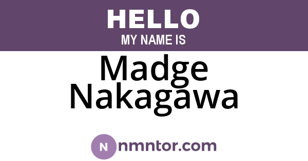 Madge Nakagawa