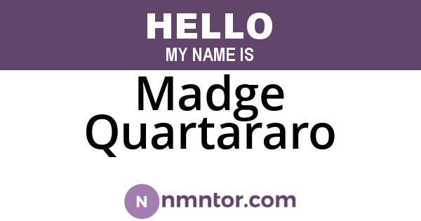 Madge Quartararo