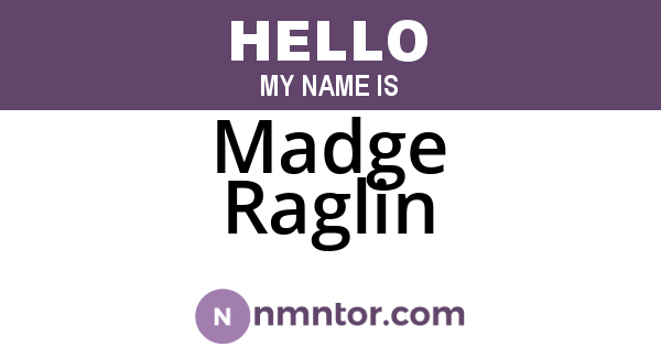 Madge Raglin