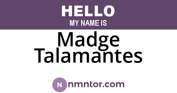 Madge Talamantes