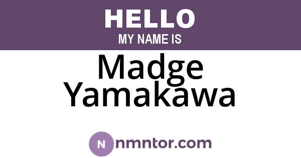 Madge Yamakawa