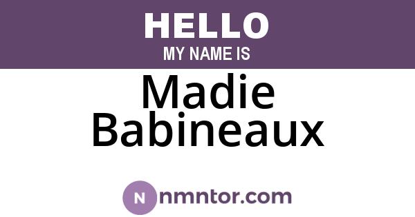 Madie Babineaux