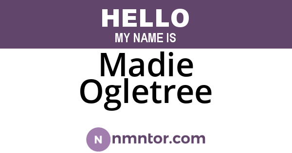 Madie Ogletree