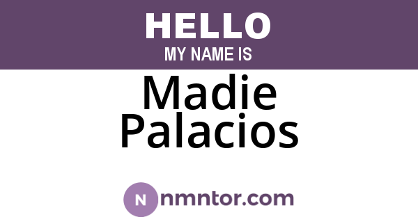 Madie Palacios