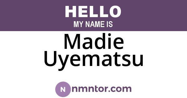 Madie Uyematsu