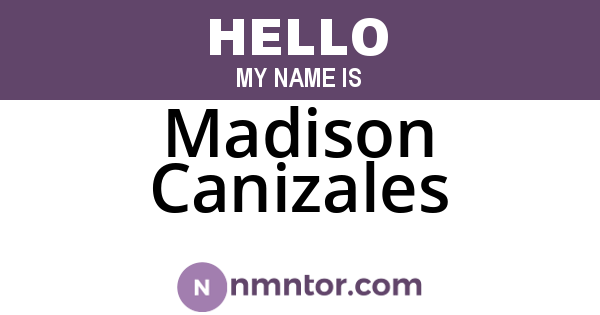 Madison Canizales